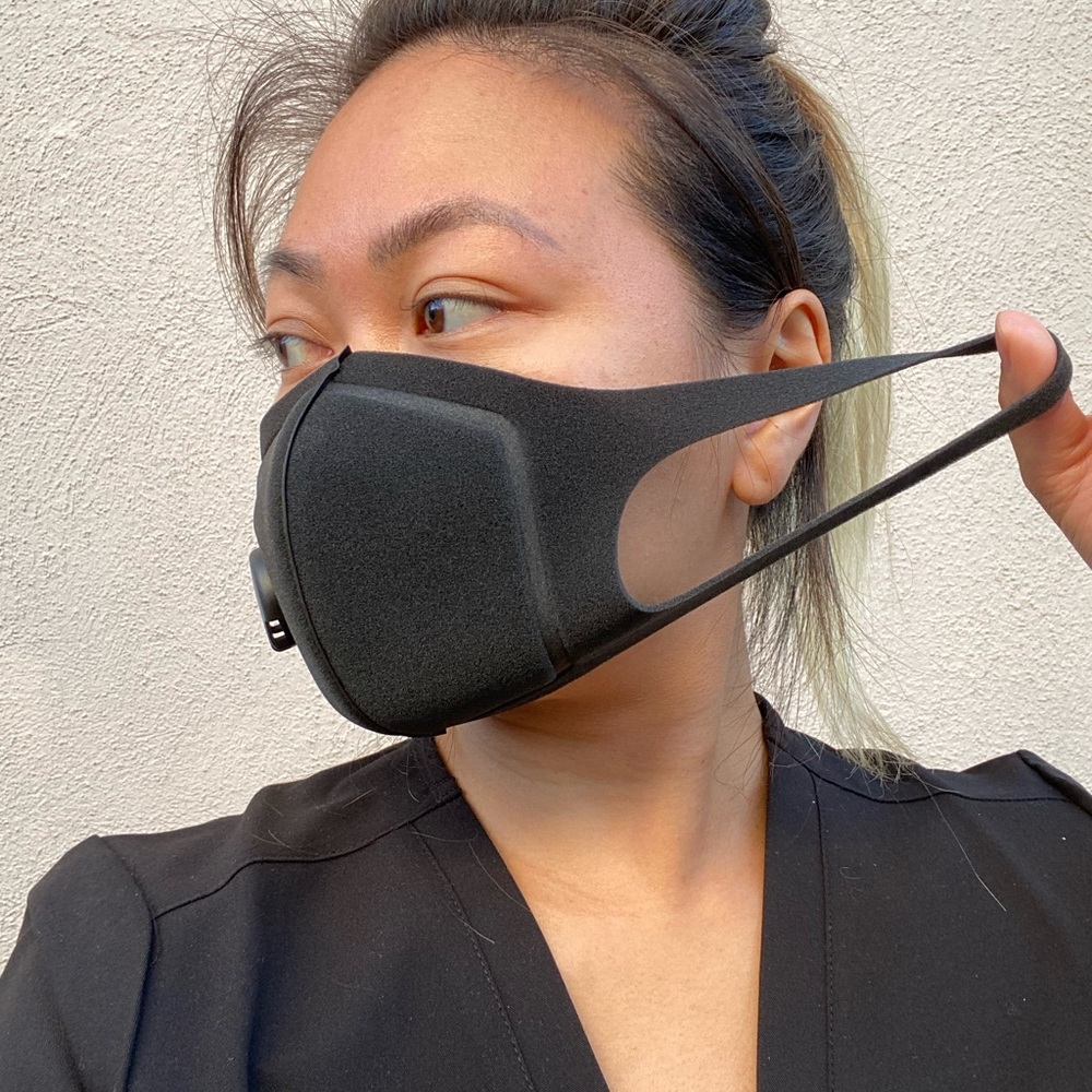 Dust proof breathable sponge valve mask
